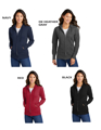 Picture of PORT & CO LADIES CORE FLEECE FULL-ZIP HOODED SWEATSHIRT