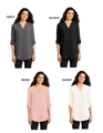 Picture of PORT AUTHORITY LADIES 3/4 SLEEVE TUNIC BLOUSE